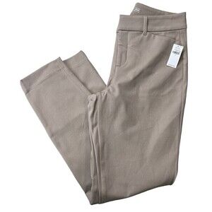 Old Navy Pants Womens 4 Beige Pixie High Rise Pockets Chino NEW
